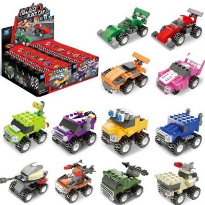 車 プールバッグ 12種 ブロック セット