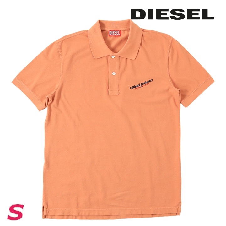 半袖ポロシャツ メンズ T-SMITH-IND ロゴプリント 鹿の子 die-m-t-f4-297