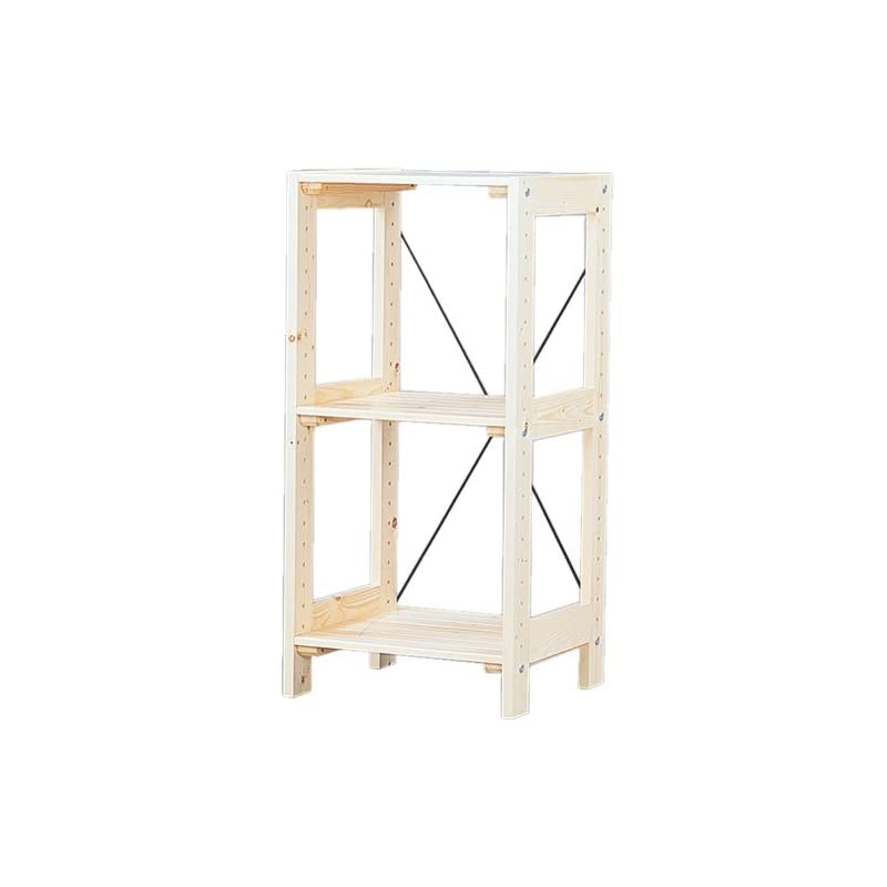 【即納】アイリスオーヤマ ラック 木製 幅38.5奥行35高さ80cm ウッディラック クリア WOR-3308