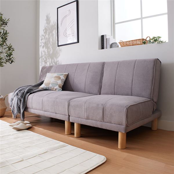 NEWスタイリッシュソファベッド ライトグレー 34,904円