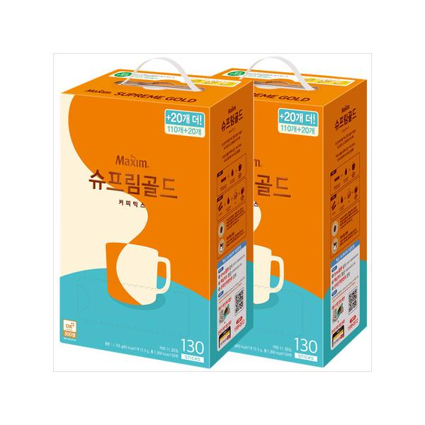 맥심 슈프림골드 커피믹스 130T