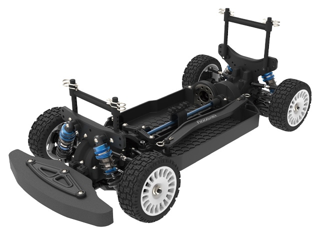 Killerbody 1/10 電動RCカー組立キット MARS 4WD Rally Chassis Kit Set【48838】 ラジコン 48838 MARS Rally シャーシキットセット