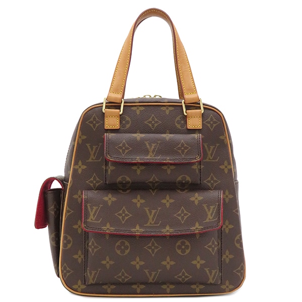 ルイヴィトン ハンドバッグ エクサントリ シテ モノグラムキャンバス モノグラム ゴールド金具 茶 M51161 VI0093【中古】