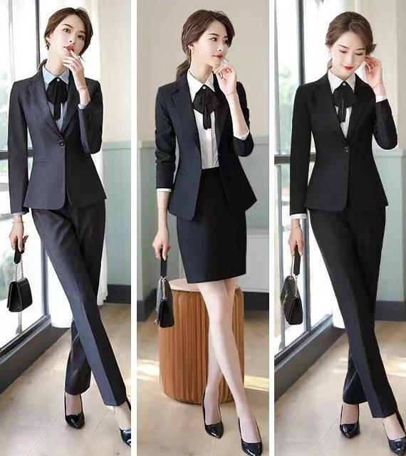 【急速出荷】2025初春新品 レディース スーツセット 二点セット 卒業式 ママ スーツ セットアップ 通勤 入学式 メガ割 4