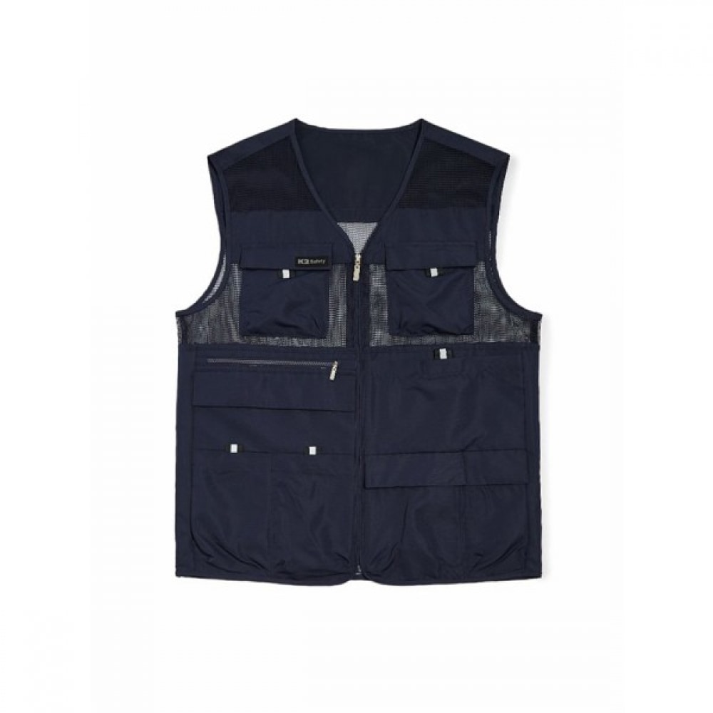 (K2 セーフティ) マルチポケットベスト (D/ネイビー) 21VE-615R_PMS21656N9
