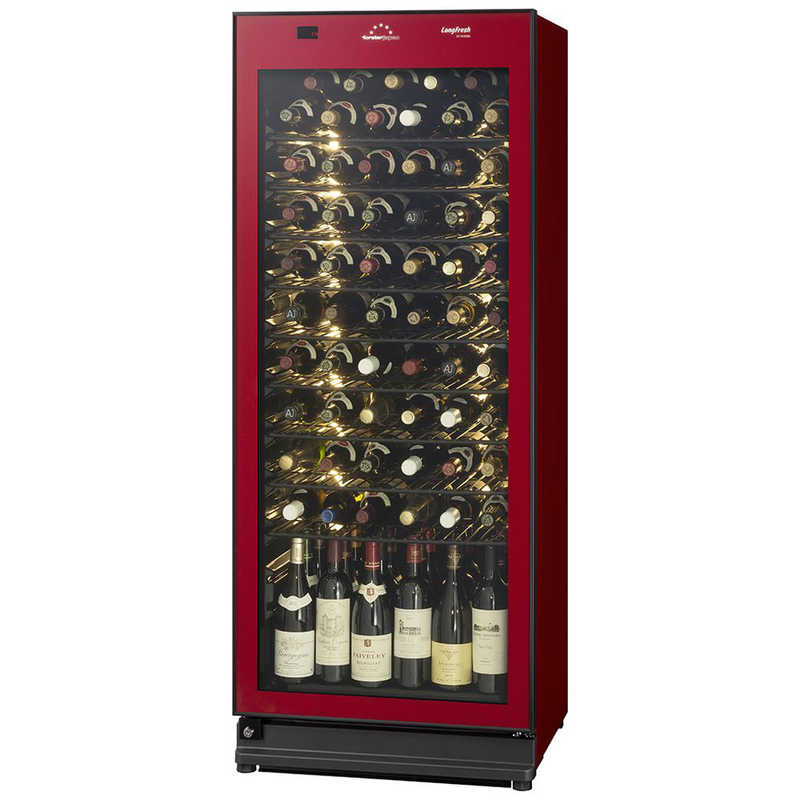フォルスタージャパン　ワインセラー LongFresh ロングフレッシュ ワインレッド 77本 左開き　ST-RV273GL-R（標準設置無料）