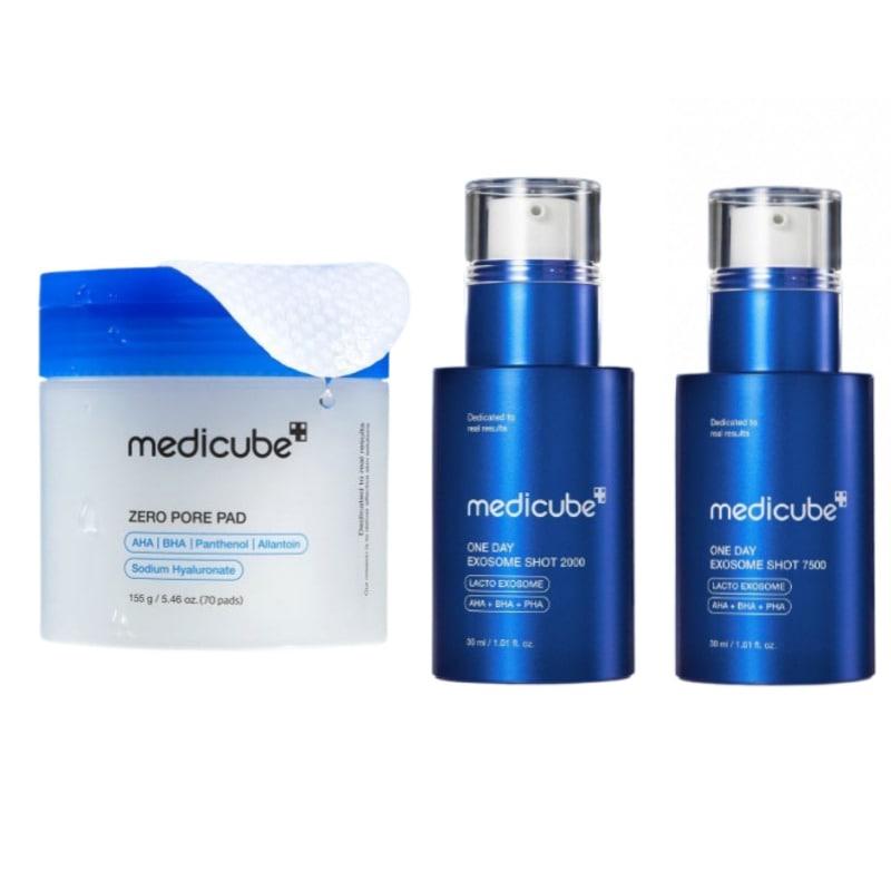 【2点セット】ゼロ エキゾソーム毛穴 アンプル 2000/7500／トナーパット／韓国コスメ／毛穴 黒ずみ／毛穴ケア／トナー／化粧水