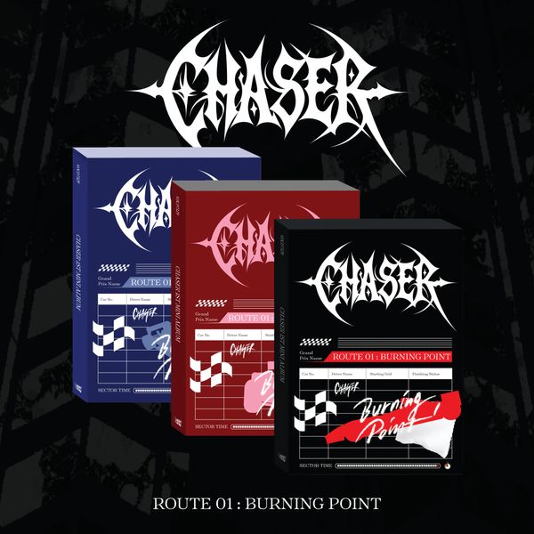 [3種セット] CHASER [ROUTE 01 : BURNING POINT] 韓国チャート反映