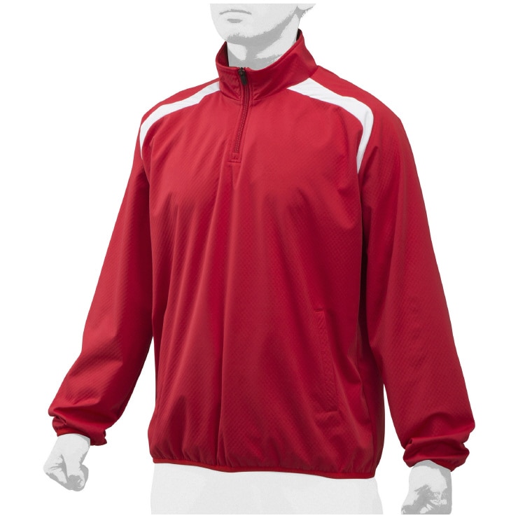 MIZUNO ミズノ ハーフZIPジャケット 野球 アパレル ユニセックス 男女兼用 12JE9V3162