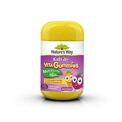 速達便 税込ネイチャーズ ウェイNatures Way KidsVita Gummies Berry Flavourキッズビタグミベリー風味60s