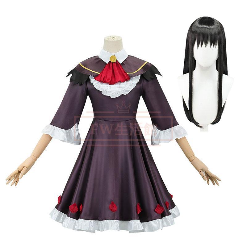 2026人気販売!劇場版 まどかマギカワルプルギスの廻天暁美ほむら コスプレ衣装 ウィッグ コスチューム 演出服 アニメ ゲーム ハロウィン cosplay 変装