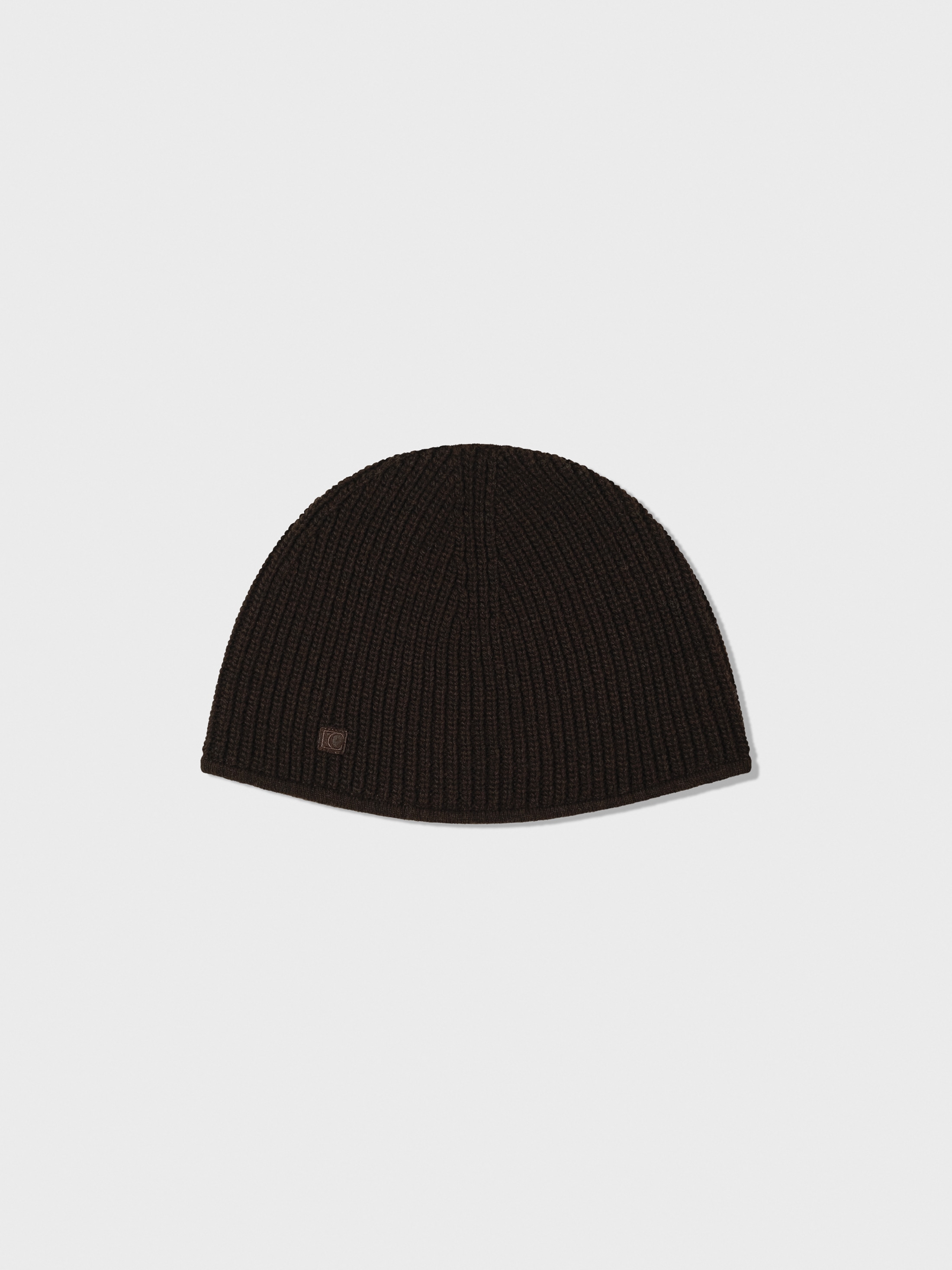 【LOW CLASSIC】 WOOL BUCKET BEANIE : DARK BROWN