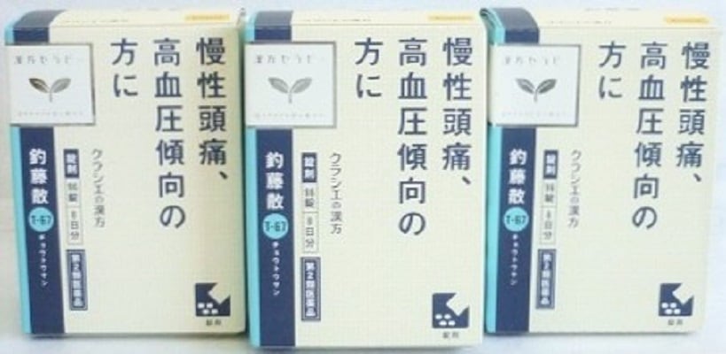 【第2類医薬品】［3個セット］JPS釣藤散料エキス錠N　96錠入り×３個