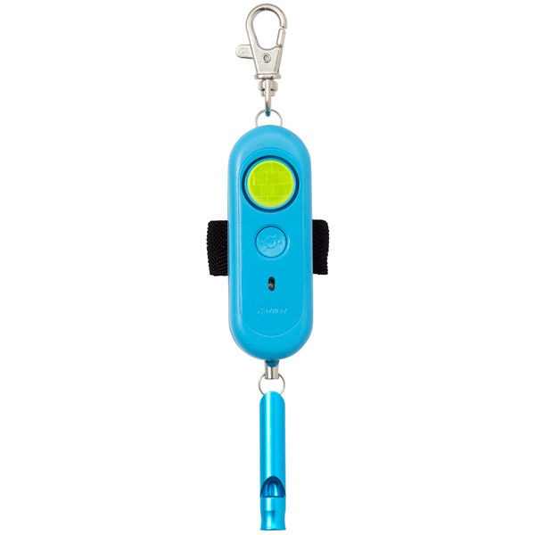 （まとめ買い）電池切れお知らせ防犯ブザー ブルー EBB172A [x3]