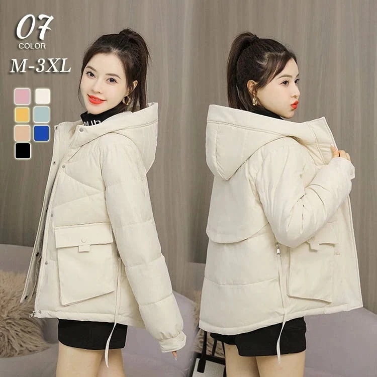 【2025新作】ダウンコート レディース 秋冬 ダウンジャケット M-4L 全7色 アウトドア フード付き ミセス きれいめ 60代 50代 40代 30代 中綿 防寒 通勤 体型カバー あったか