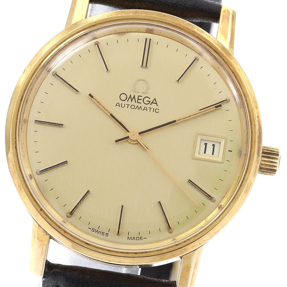 オメガ OMEGA 166.0202 Cal.1010 デイト 自動巻き メンズ _890973【中古】