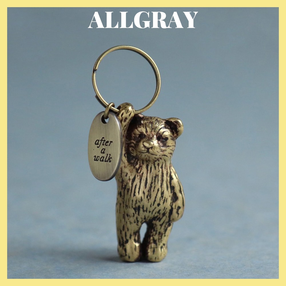 【ALLGRAY】bear keyring 韓国 くま キーホルダー かわいい 熊 キーリング バッグチャーム