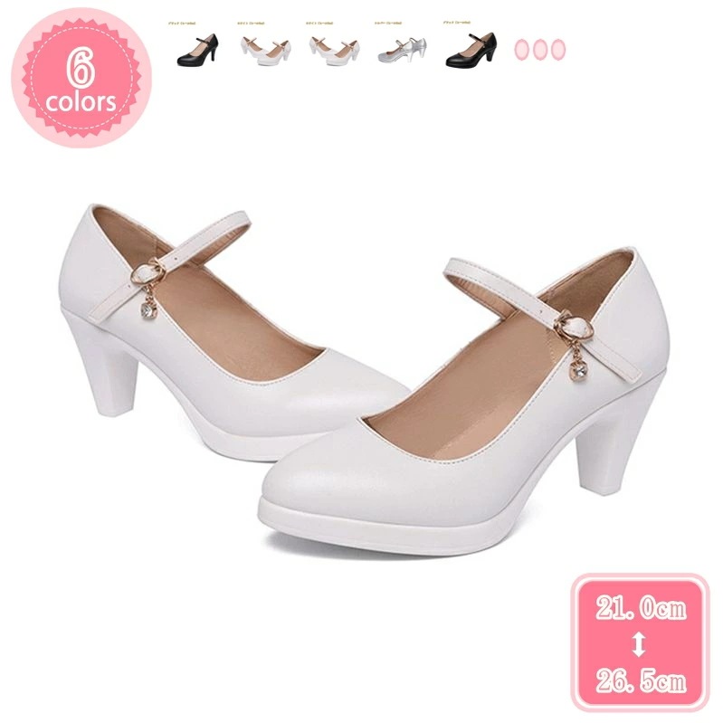 1000円OFFクーポン パンプス レディース おしゃれ オフィス 大きめ 革 かわいい シルバー レディース 走れるパンプス 疲れない 入学式 脱げにくい 歩きやすい チャンキーヒール 厚底 パンプ