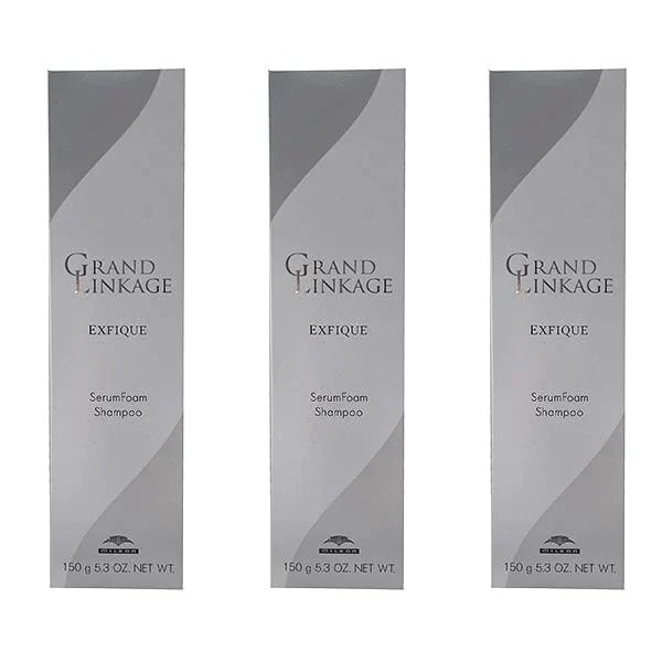 土日祝日出荷 【3個セット】 ミルボン グランドリンケージ エクスフィーク セラムフォーム シャンプー 150ml