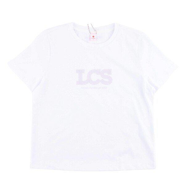 レギュラーフィット レディース レース グラフィック 半袖Tシャツ QQ122ORS21 OWT