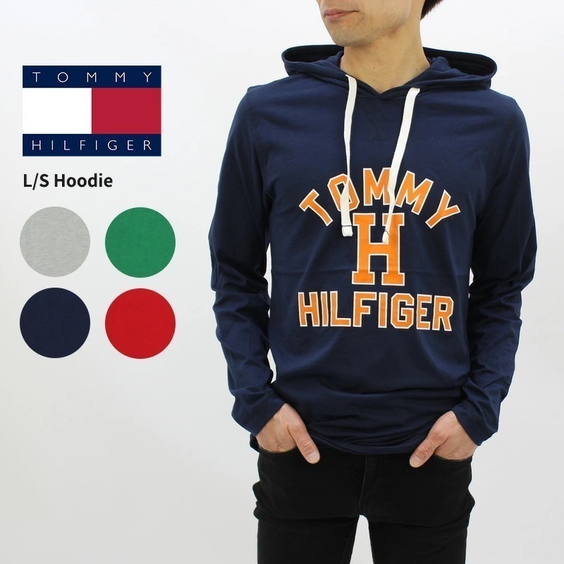 トミーヒルフィガー TOMMY HILFIGER LONG SLEEVE HOODIE ロングTシャツ 長袖 トップス カットソー