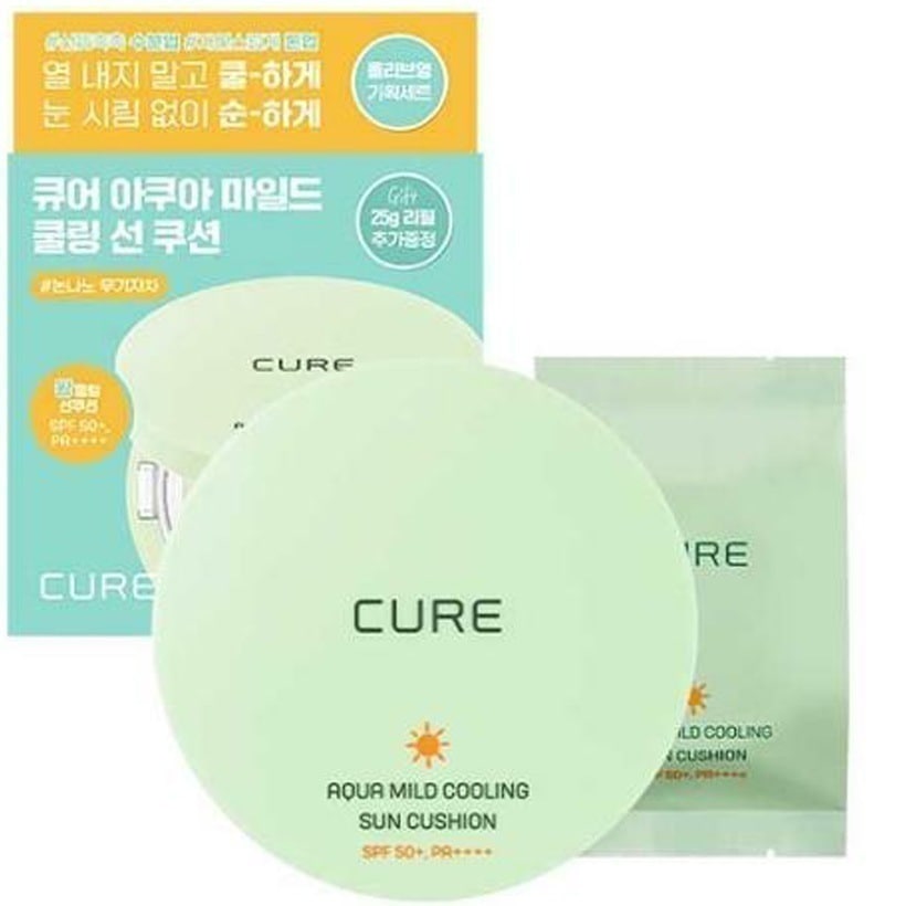 キュア アクアマイルドクーリング サンクッション 本品25g+詰め替え1個 並行輸入品