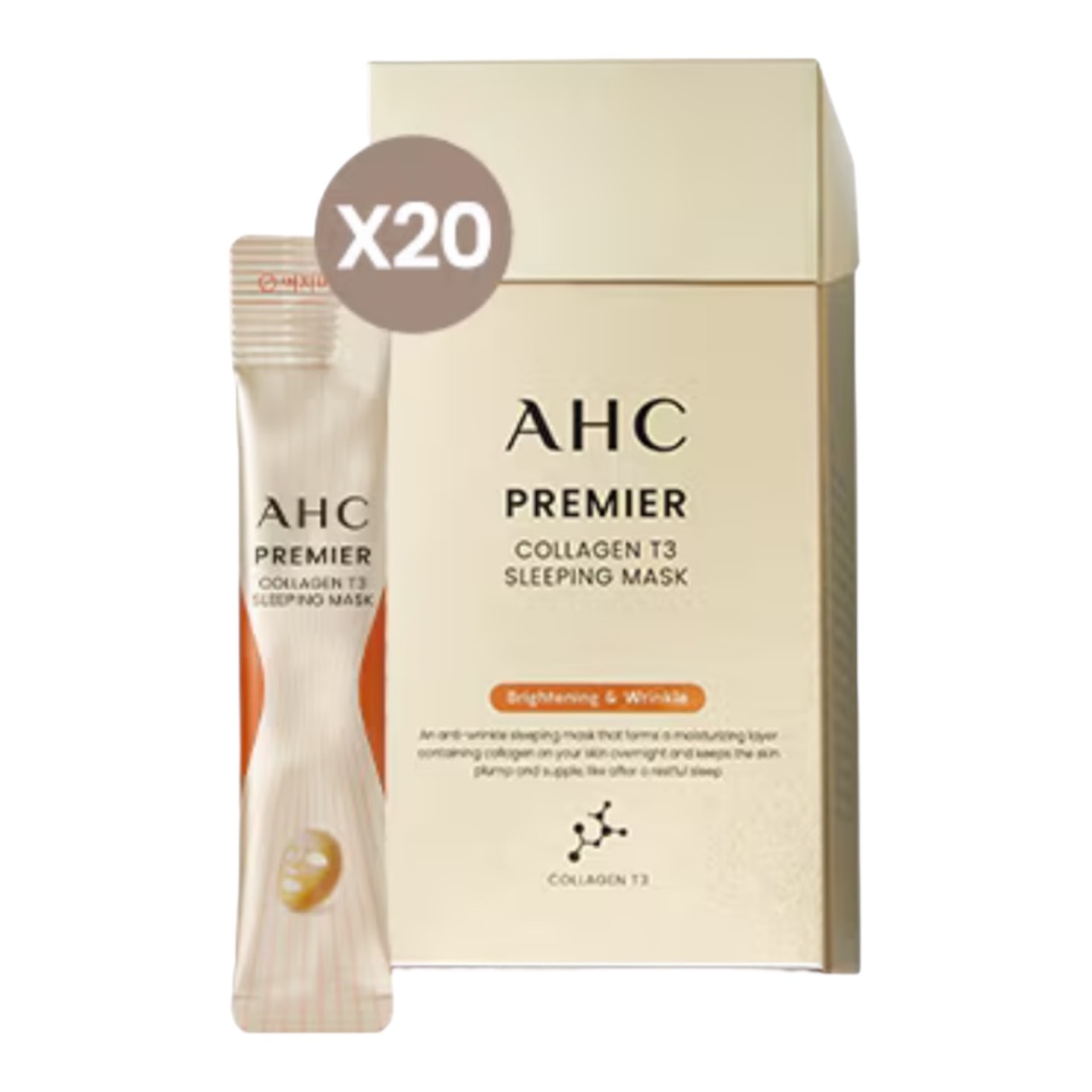 プレミア コラーゲンティー3 スリーピングマスク 3.5 ML*20個