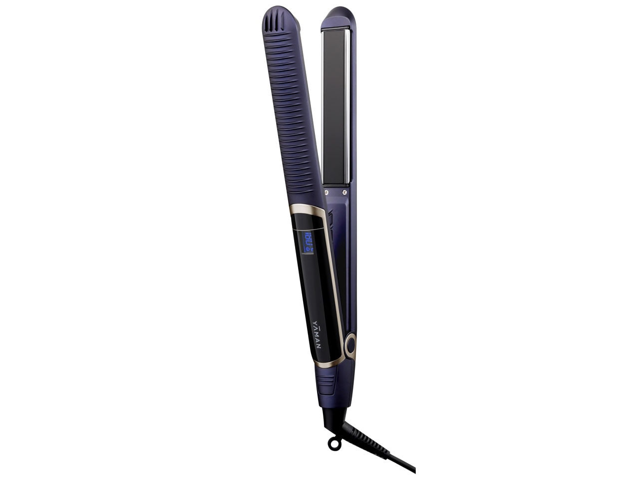 YA-MAN モイスチャーパルス搭載 スムースアイロンフォトイオン YJHB0L [ネイビー] 即納OK