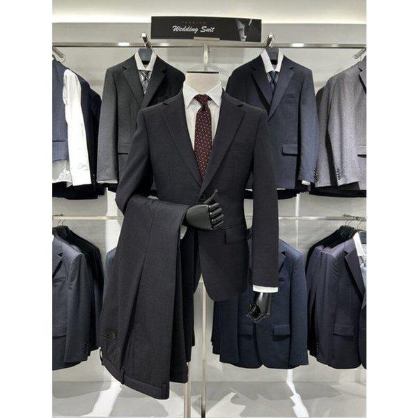 ワイン基本フィットスパンメンズスーツセット