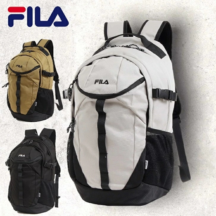 【FILA】 フィラ リュック フィラ デイパック 33L 大容量 大きい サイドメッシュ付き おしゃれ 旅行 スポーツ アウトドア タウン 通勤 通学 メンズ レディース ユニセックス 男女兼用 プ
