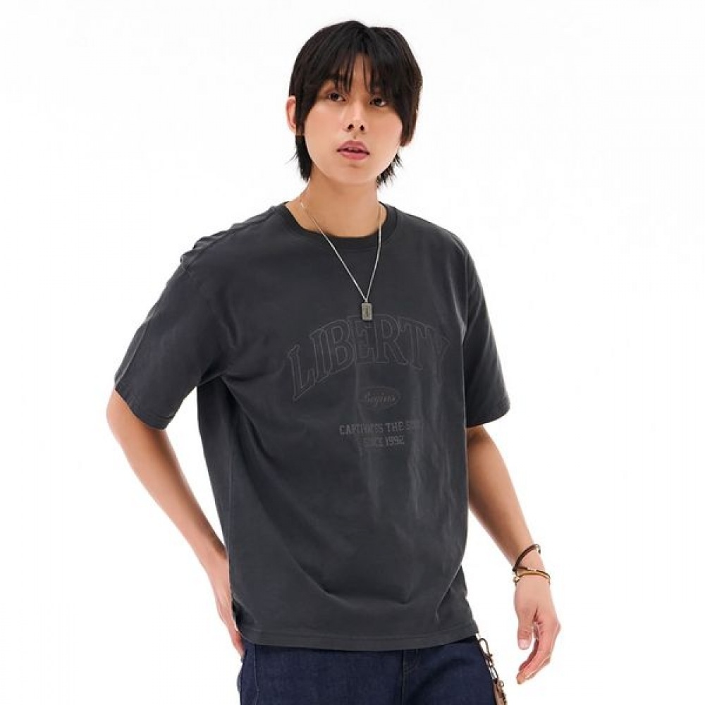 [チェイスカルト] Uピグメントコットン半袖Tシャツ