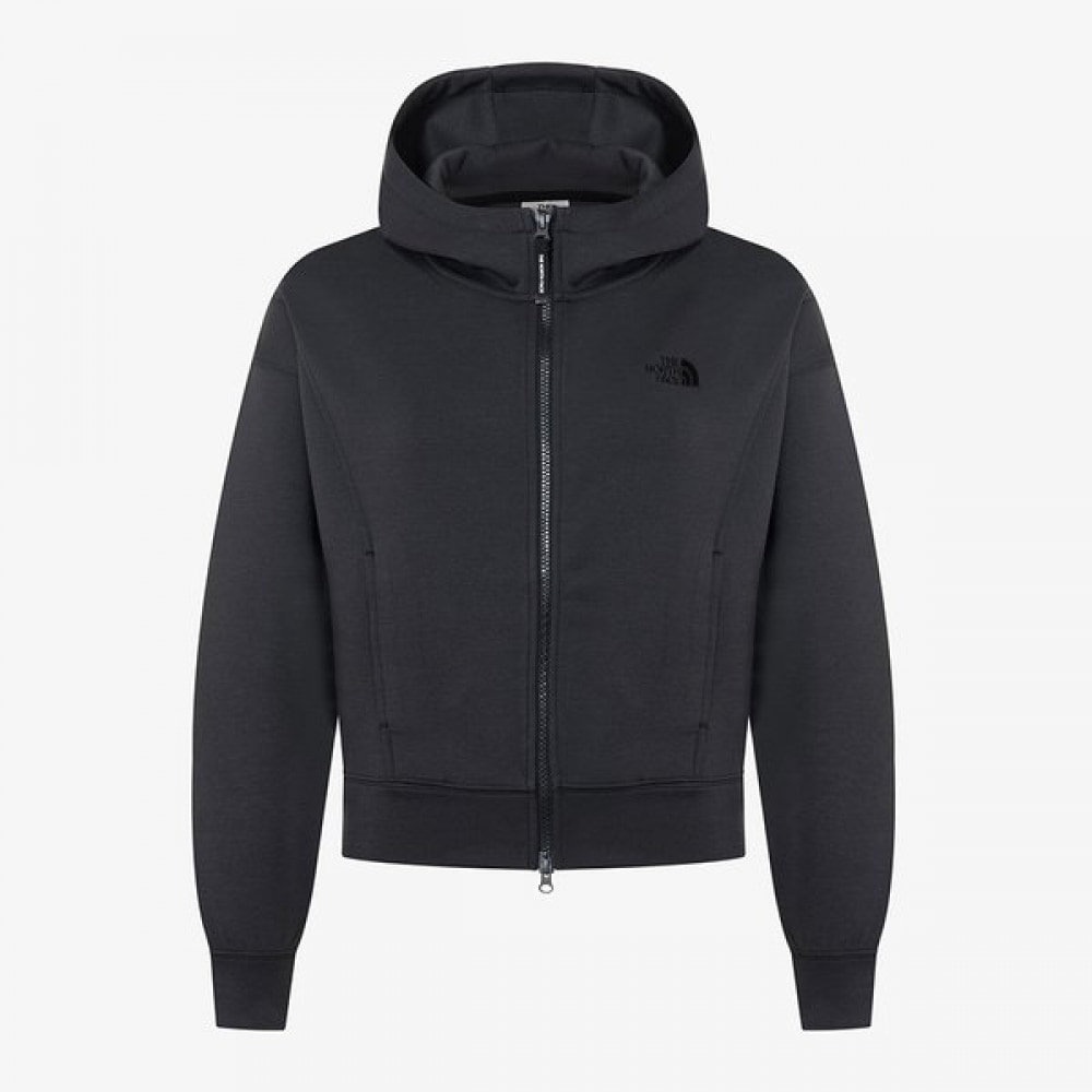 ノースフェイス レディース スムーブ フーディー ジップアップ BLACK NJ5JR30J