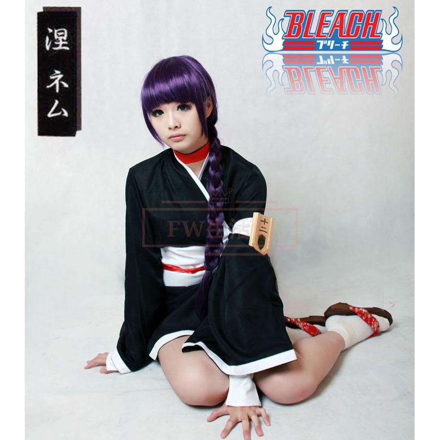 工場直販ブリーチ BLEACH 久保帯人 涅ネム コスプレ衣装ウィッグ靴 コスチューム 演出服 アニメ ゲーム ハロウィン 変装