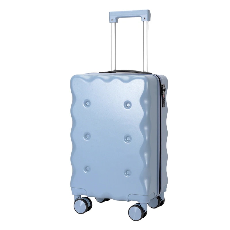 女性用荷物18インチ搭乗ケース2025新しい小型耐久性のある厚手の大容量トロリーケース旅行ケース 8,883円