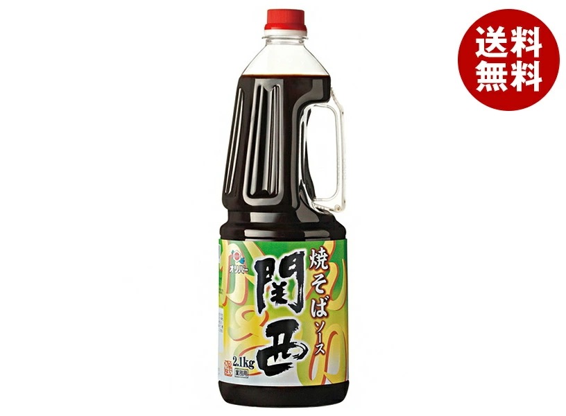 オリバーソース 焼そばソース 関西 2.1kg×6本入×(2ケース)