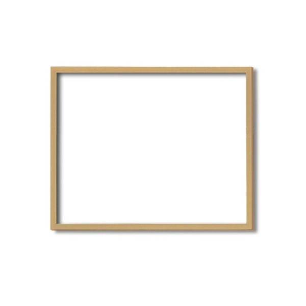 デッサン額縁/フレーム 半切サイズ 545424mm 木地 壁掛けひも/アクリル付き 化粧箱入り 5767