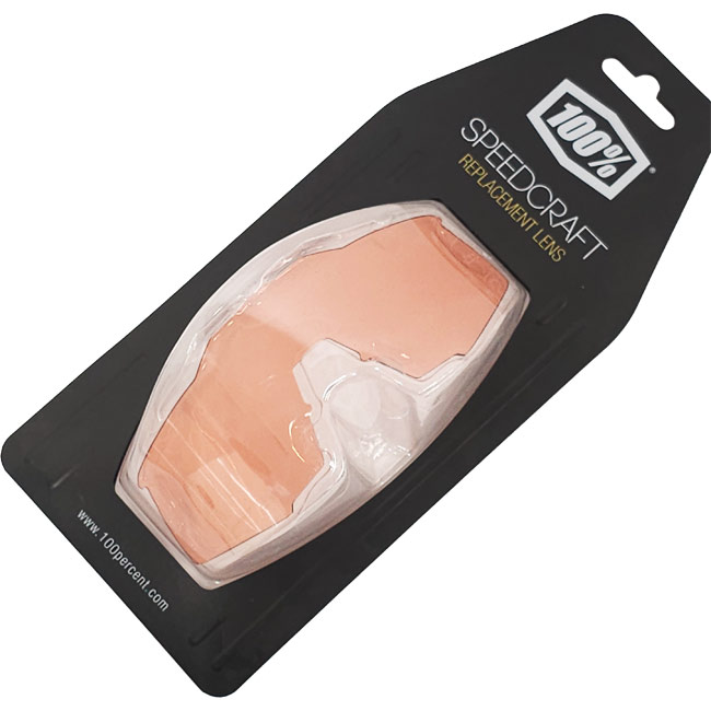 100%(ワンハンドレッド) SPEEDCRAFT スピードクラフト用 リプレイスメントレンズ 本体は別売 69032-00021パーシモン
