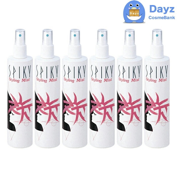 イリヤ スパイキー スタイリングミスト ウルトラハード 300mL　6点セット　　ヘアスタイリング剤 ヘアミスト　イリヤコスメティックス