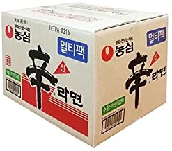 農心辛ラーメン 1BOX_40袋　販売中 韓国食品 輸入食品 韓国食材 韓国料理 韓国お土産 韓国ラーメン 非常食品 乾麺 インスタントラーメン 辛いラーメン ラーメン 激安