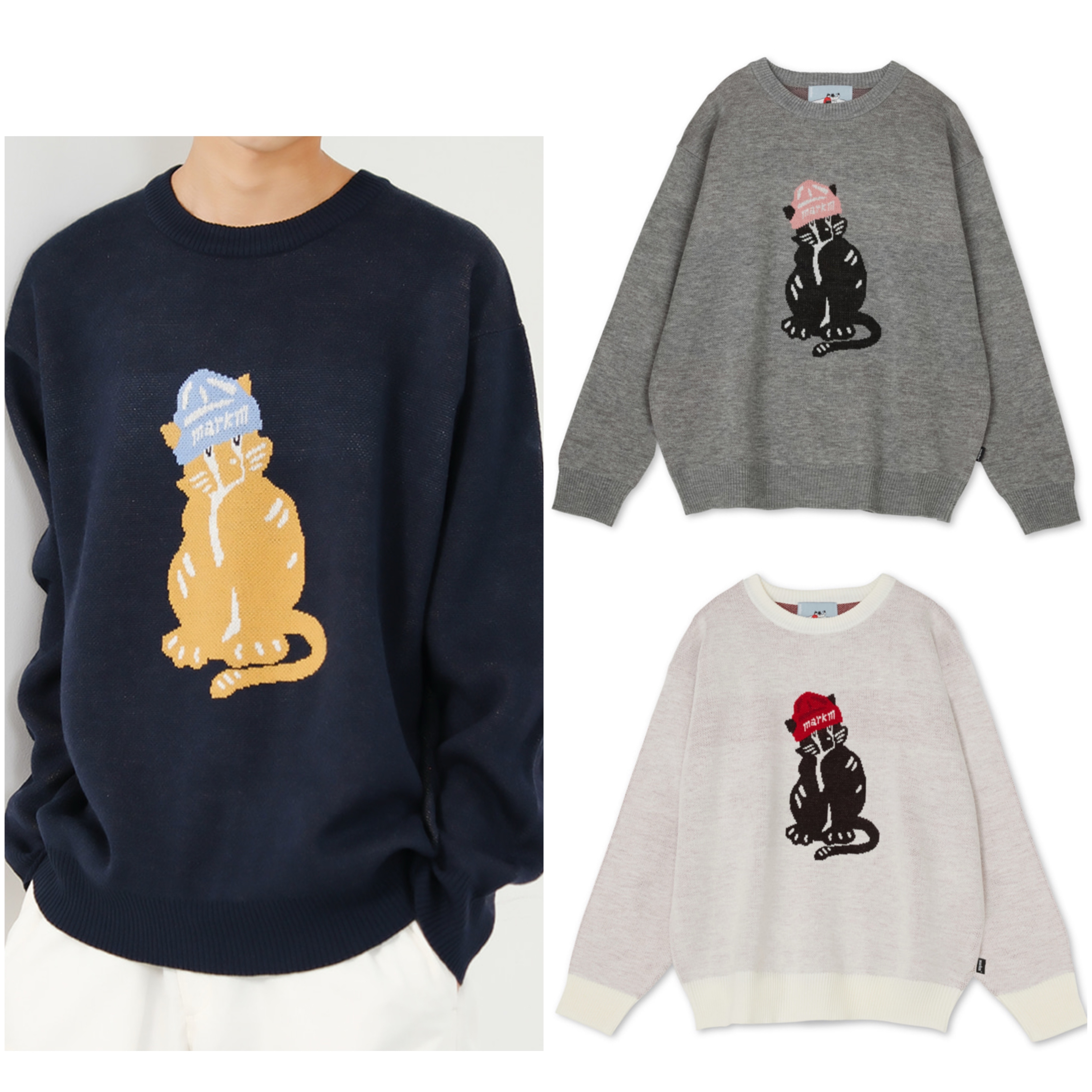 MARCO JACQUARD CREWNECK 男女兼用