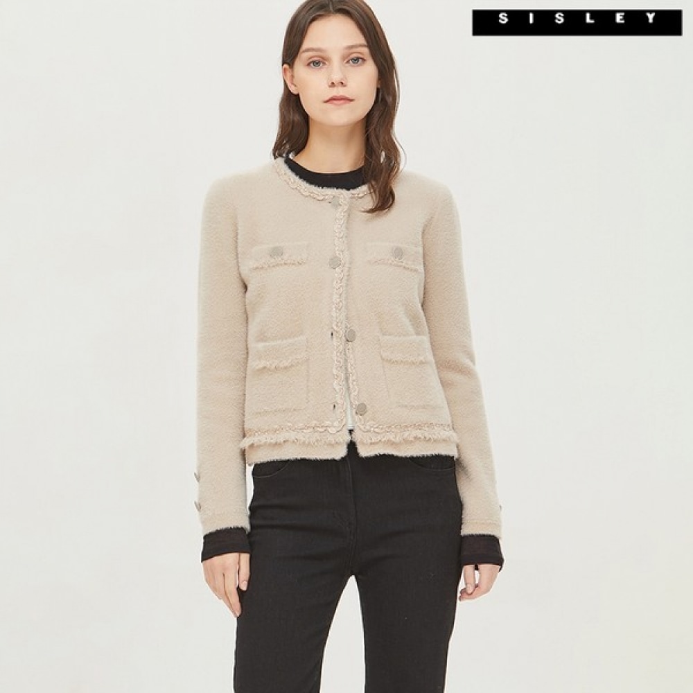 (シスレー) シスレーツイードカラーショートカーディガン SAKCF1361_BE 13,088円