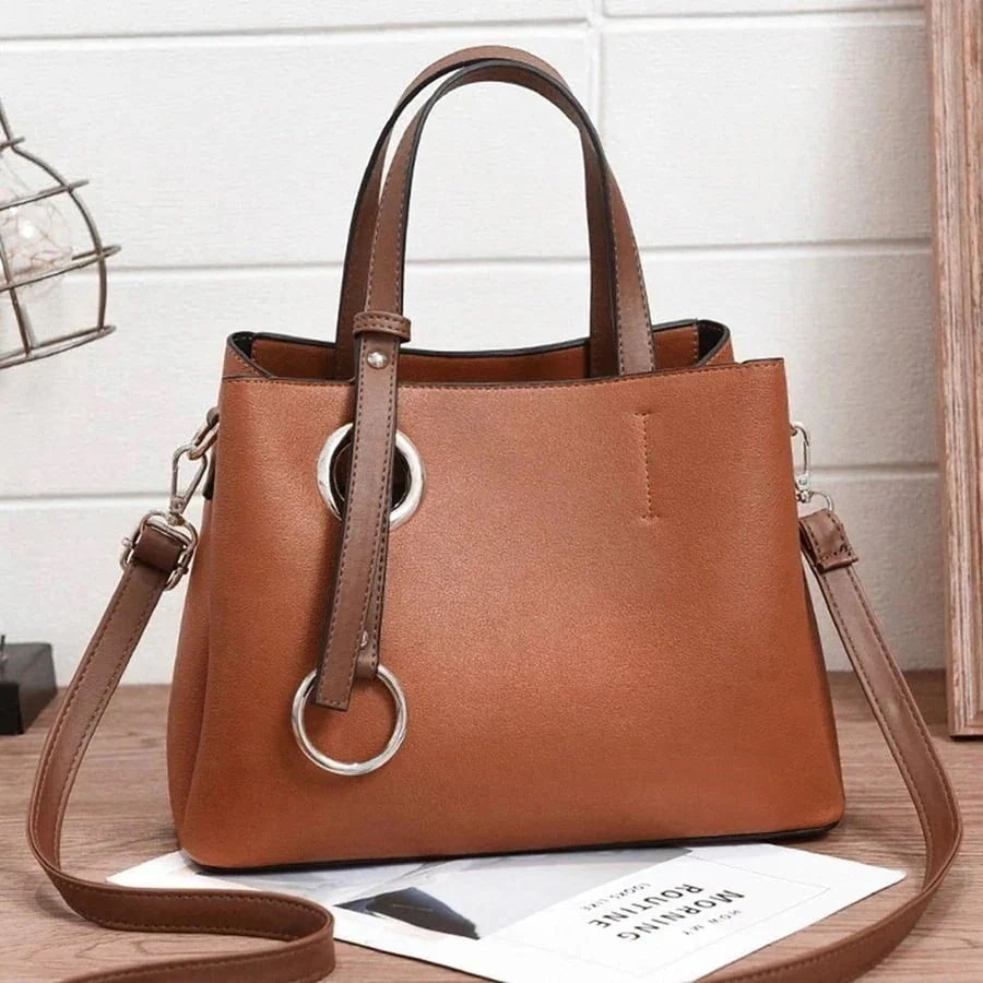 トート ショルダー バッグ レディース 底鋲付 ブラック 黒 ダークグレー ダークピンク店内全品30%オフ