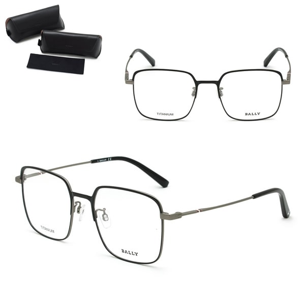 BY5063-H/V 001 54 フレーム メガネ 眼鏡 フレームのみ マットブラック マットガンメタル ノーズパッド レディース