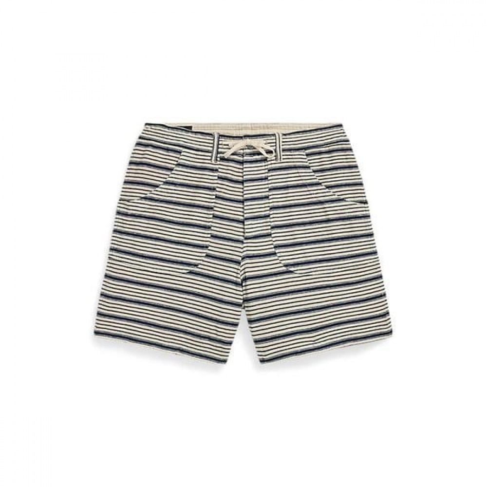 RRL インディゴストライプジャージーショート MNRRSHO14G20043100