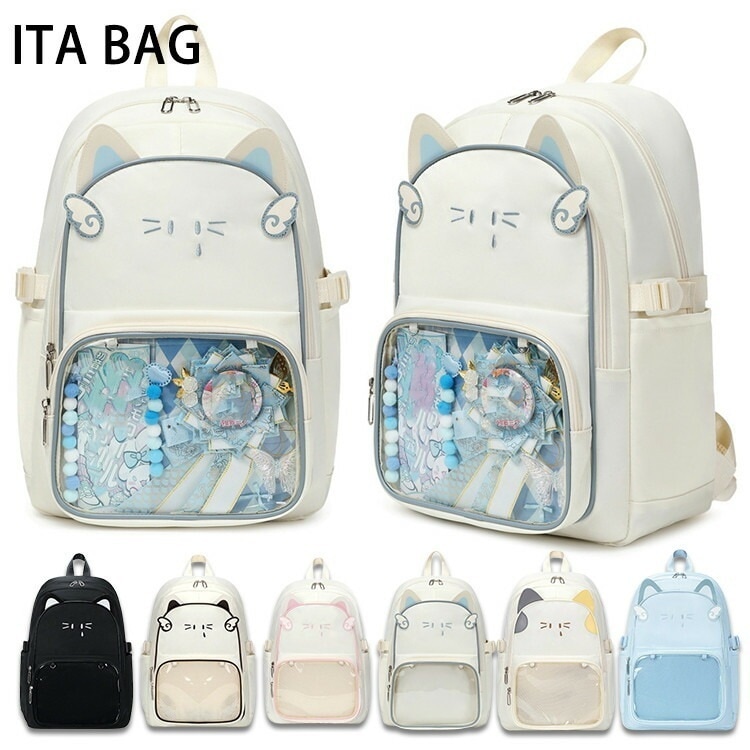 痛リュック 痛バ リュック 痛バッグ 推し 推しバッグ 推し活バッグ 痛 バ クリアバッグ バッグパック 透明窓 レディース バッグ カバン 透明バッグ オタク活 かわいい 通学 学 推し活