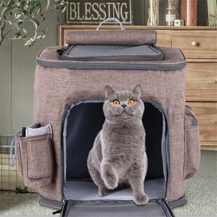 新色追加！ペットキャリーバッグ ペットリュック 猫 犬 ペットバッグ リュック型キャリー 大きめ 旅行 通院 ペット用品