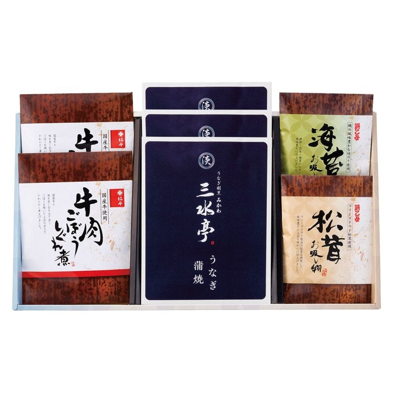 三河一色産うなぎの蒲焼/柿安/お吸物セット C-B