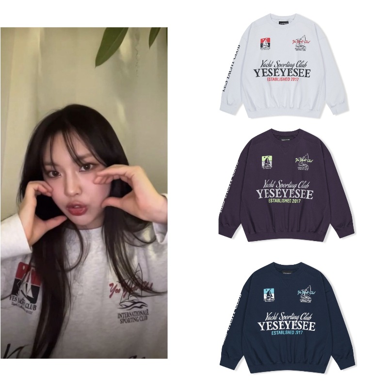 【Newjeansへイン着用】Y.E.S Yacht Sweatshirt