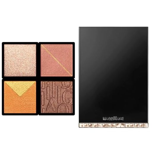 マキアージュ (MAQUILLAGE) カスタマイズアイカラー アソート 04 マンダリンアソート限定キット(カスタマイズケース付き) 3.8g アイシャドウ パウダ-(パレットタイプ) 限定セット