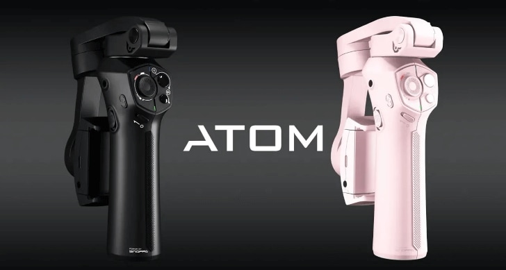 SNOPPA ATOM スタビライザー ３軸 折りたたみ式 ワイヤレス充電 自撮り (ブラック)